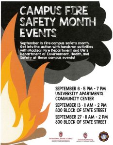Campus Fire Safety Events